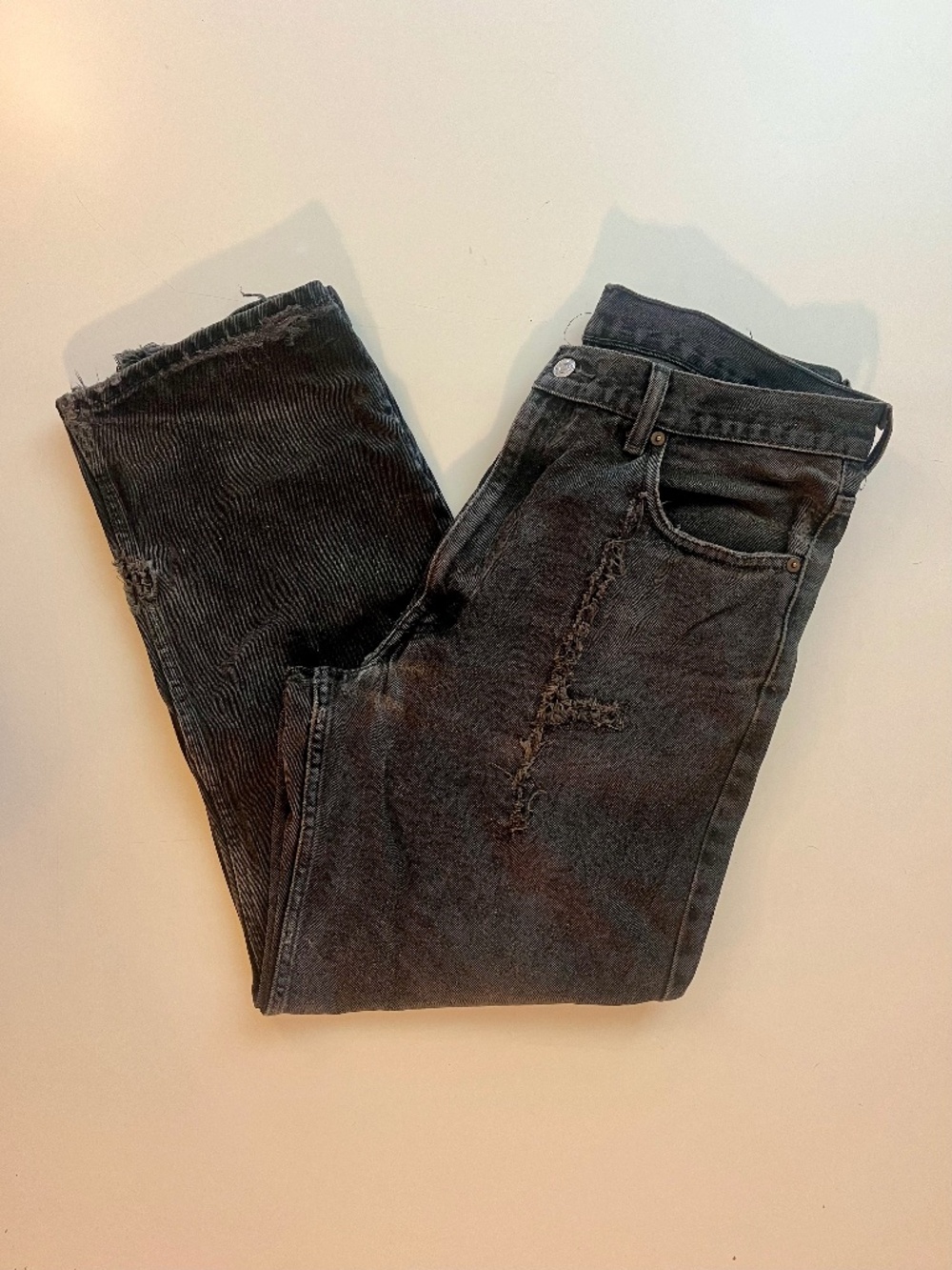 Vintage Levis 550 Thrashed Black 36x30
